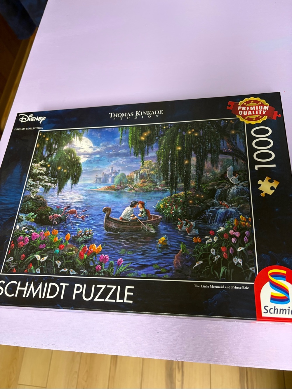Thomas Kinkade: Disney The Little Mermaid and Prince Eric 1000pc Schmidt puzzle